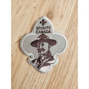 Vintage Scouts Canada Baden Powell Patch Fleur de Lis Emblem Boy Scout Badge